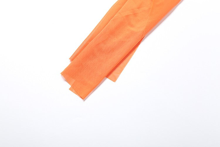 Nibber Summer Vacation Sexy See Through Dress+Shawl Women Ruched Side Ribbon Coquette Skinny Midnight Clubwear Party Bodycon