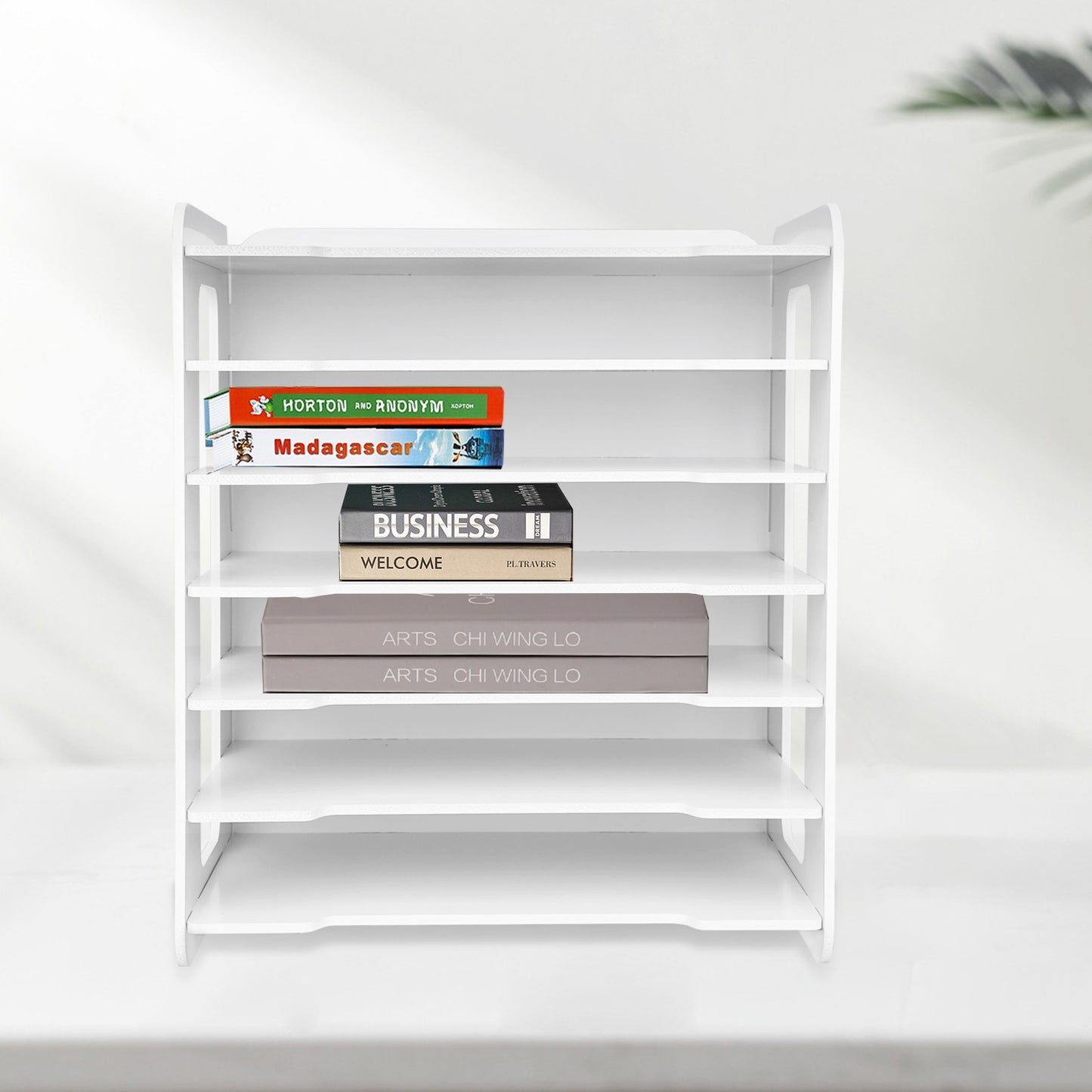 7-Layer File Organizer with PVC Material, Easy Assembly, Space-Saving Storage for Desk, Ideal for Home, Office, and School Use