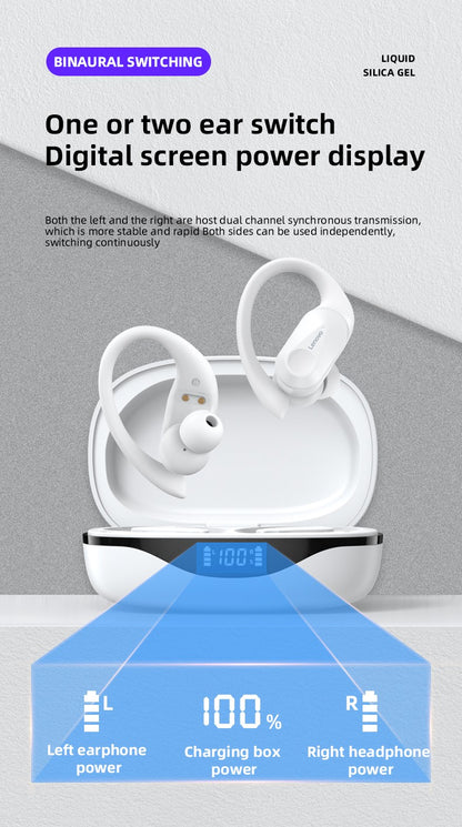 Lenovo LP75 Wireless TWS Sports Bluetooth5.3 Headphones Ear Hook Noise Reduction HiFi Stereo Waterproof Gaming Earphone with Mic