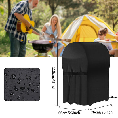 Outdoor BBQ Grill Covers For Charcoal & Gas Grills Waterproof Anti-Dust Weather-Resistant Anti-UV Heavy Duty Barbecue Cover
