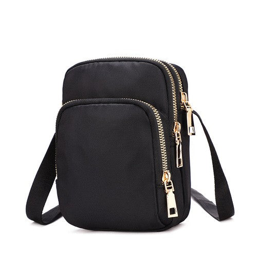 MultiLayer Waterproof Women Shoulder Bag Multifunctional Wallet Crossbody Bag Outdoor Sports Lightweight Phone Purse With Zipper