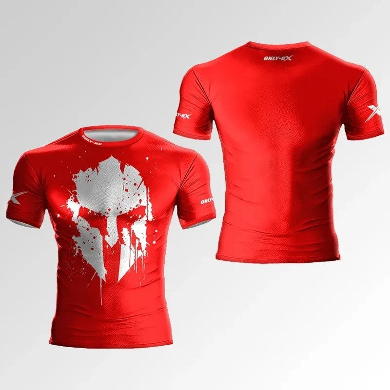 Summer New Men's Fitness Sports T-shirt 3D Muscular Men Tough Guy Style Tee Shirts Fashion Gym High Quality Short Sleeve Man Top