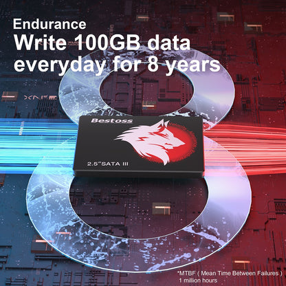 Bestoss SSD 2,5 polegadas SATA 3.0 120GB 128GB 240GB 256GB 288GB 480GB 512GB 1TB Disco Rígido SSD