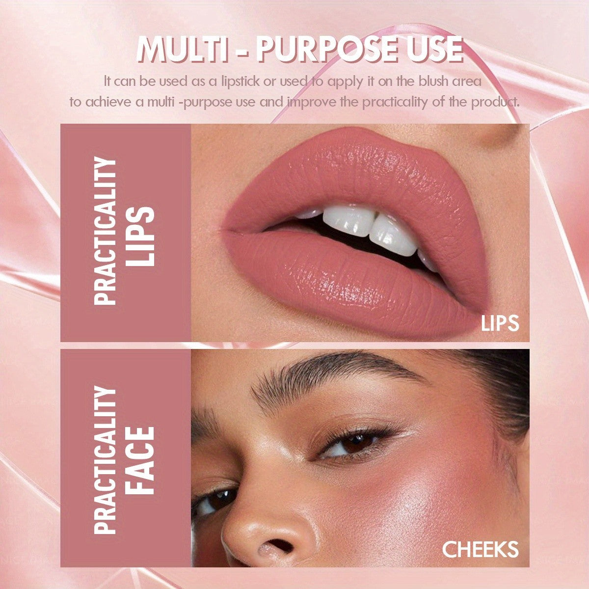 Batom Iluminador Hidratante Água Brilho Labial Sólido Vidro Chá Ferrugem Esmalte Labial Tintura Maquiagem Cosméticos Beleza