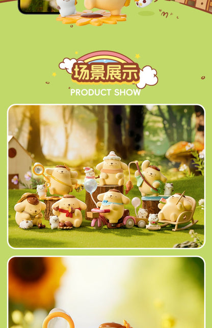 Pudding Dog Childhood Four Seasons Series Blind Box Sanrio Ornament Trendy Play Cute Children's Fun