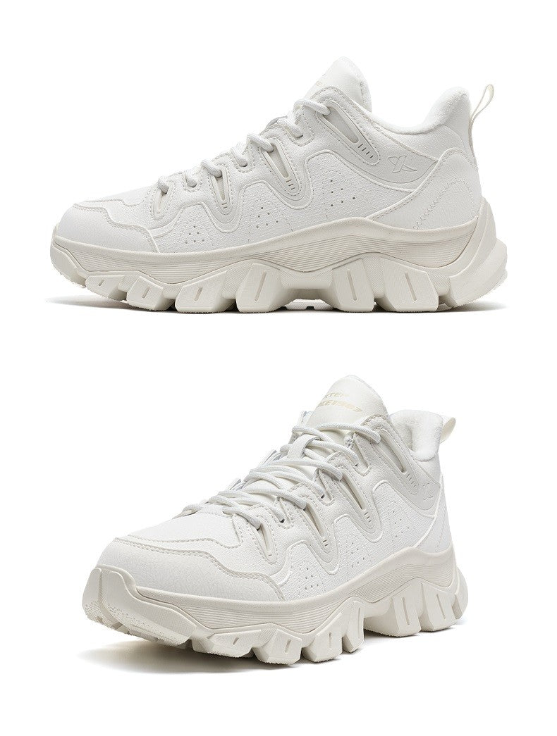 Xtep Chuanxing lite Cotton Shoes For Men 2024 Autumn Comfortable Casual Shoes Trendy Retro Soft Sneakers 876319370006