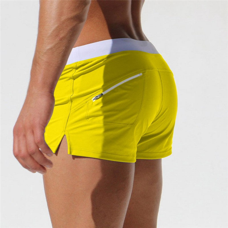 New Fashion Swimwear Men Breathable Men's Swimsuits Trunks Boxer Briefs Sunga SwimSuits Maillot De Bain Beach Shorts