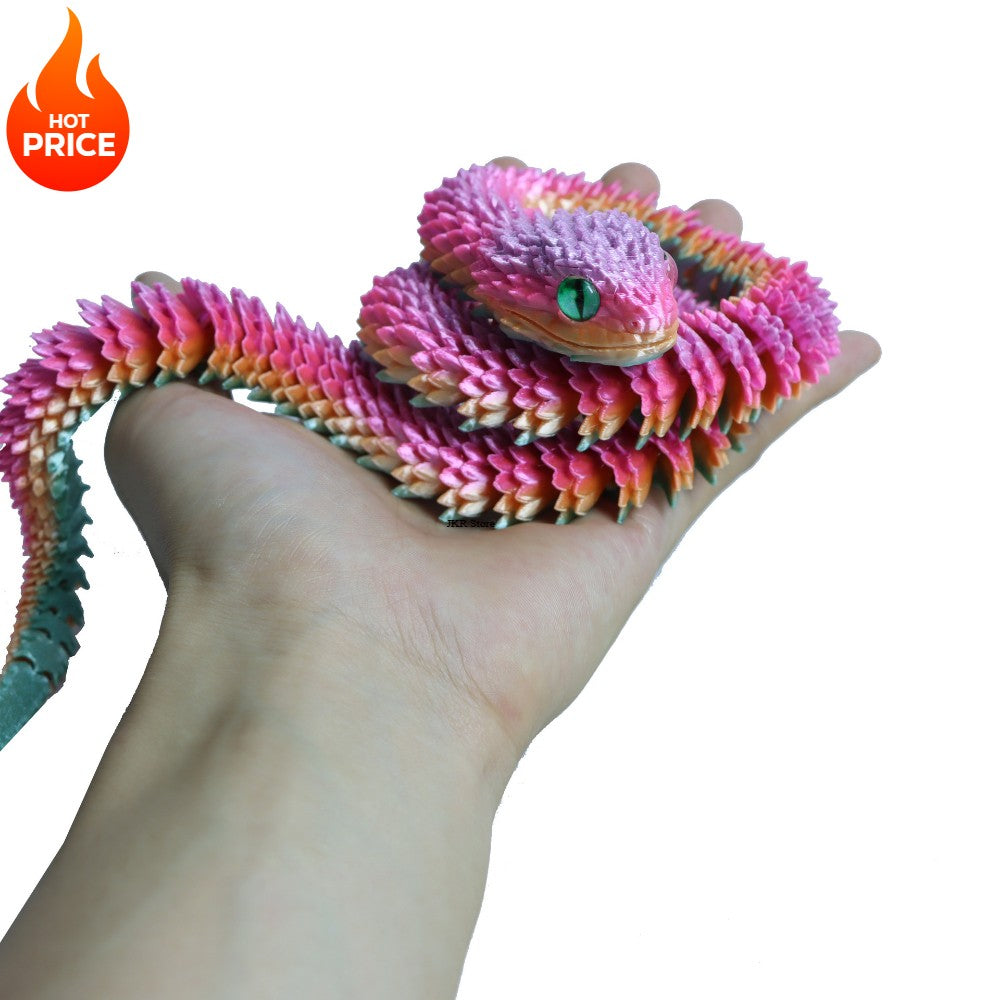 Ovos de Cobra de Impressão 3D Quentes Decoração Criativa para Casa Moldes de Cobra Que Reduzem a Pressão Itens de Decoração para Casa Figuras de Anime Giratórias e Móveis