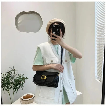 2025 Hot! Women's Simple Caviar Small Square Crossbody Bag - Portable & Fashion - Forward Design