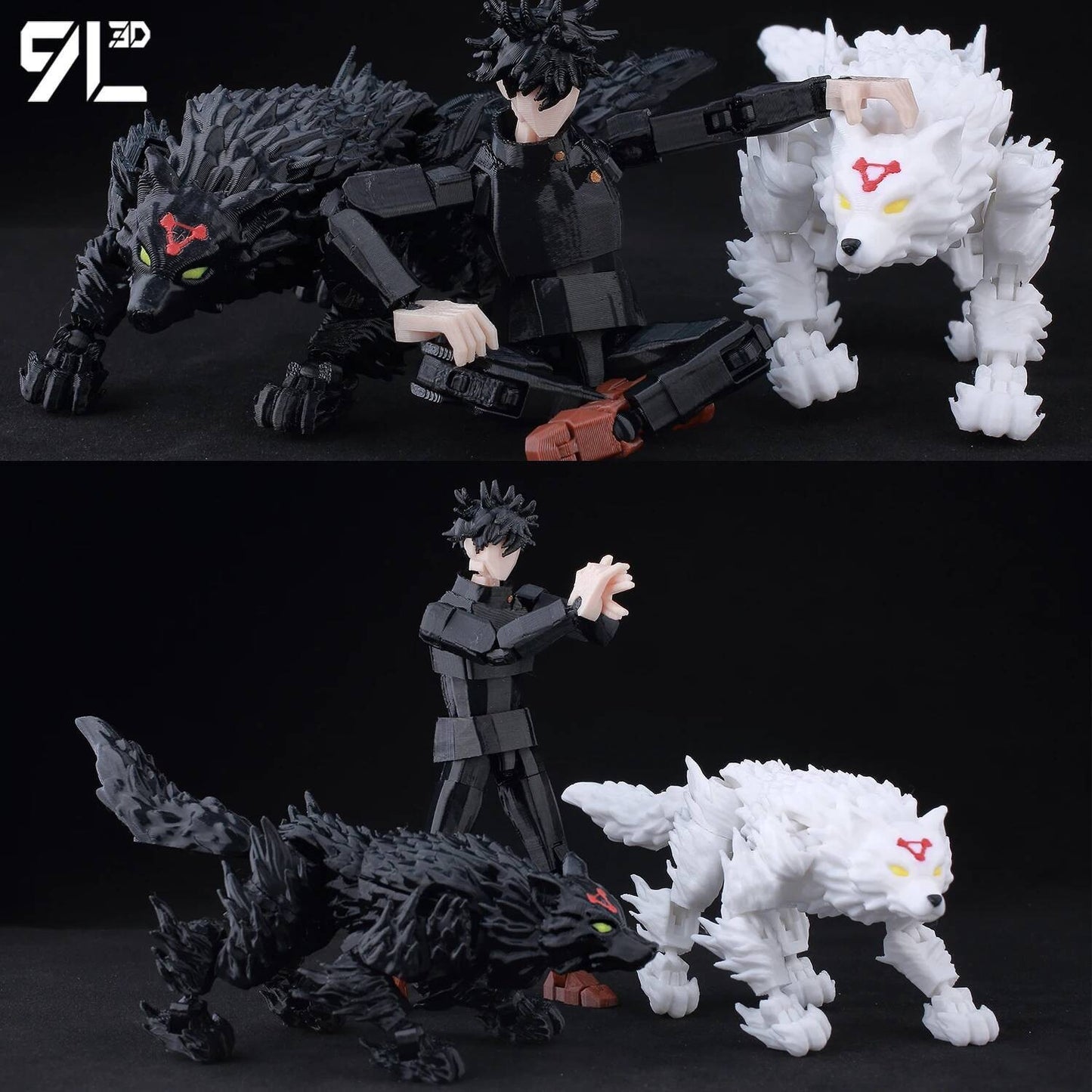?9L3D Lucky13 Gojo Sukuna Jujutsu Fushiguro Toji Gojo Satoru Action Figure Dummy13 T13 Multi-Jointed Collectible Toys Titan13