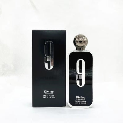 100ml/ 3.4oz 9pm 9am Perfume Masculino Frasco Leve Perfume Feminino Unissex Parfum Longa Duração Encantador Presente