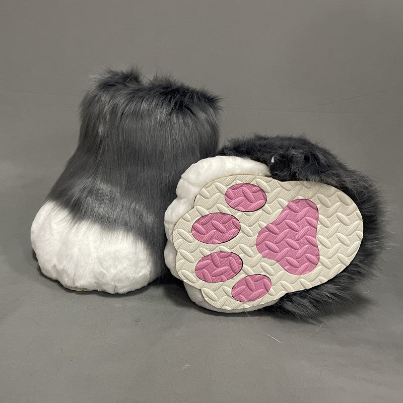 In Stock Fursuits Head Cheap Animal Head Costume Cat Furry Head Kemono Cute Dog Head Costume Role-Playing Costume