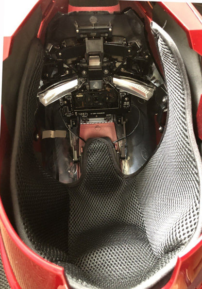 Capacete Homem de Ferro Mk5 Elétrico com Controle de Voz Máscara Vestível 1:1 Abertura e Fechamento Automático Modelo Colecionável Presente para Adultos