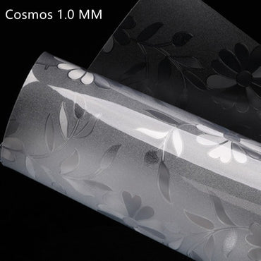 Transparent PVC Tablecloth Waterproof Kitchen Tablecloth Pad Glass Soft Cloth Tableclot Oil-Proof Table Mat Table Cover