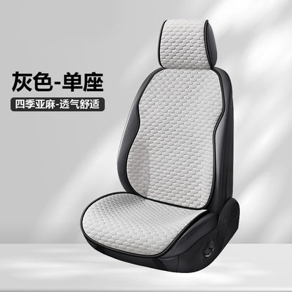 Universal Car Seat Cover Four Season Auto Flax Breathable Seat Covers for Car Seats Cover Protection Cars Accessories