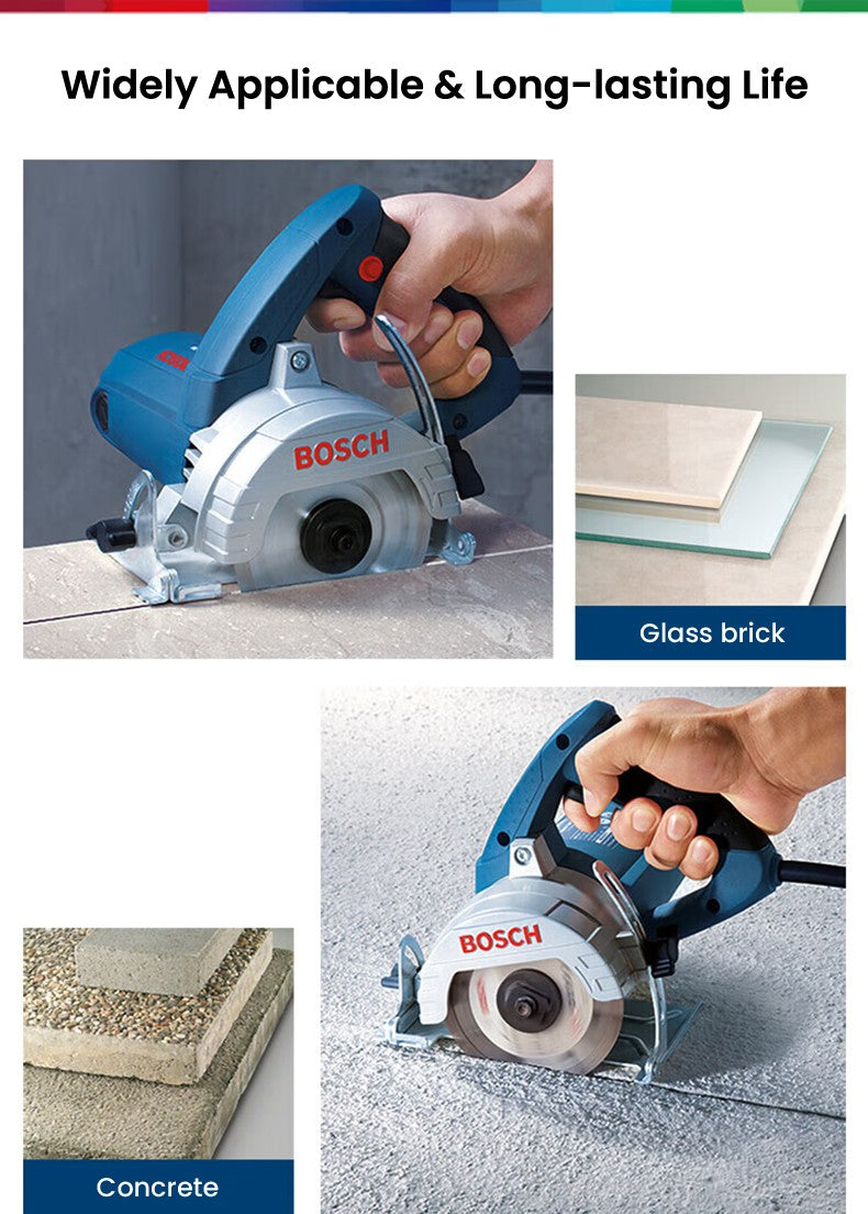 Disco de corte diamantado segmentado Bosch Universal 110mm para concreto, tijolos e pedras
