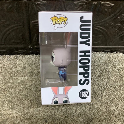 Zootopia Funko Pop Oficial Genuíno Boneco de Ação Modelo Boneco de Ação Judy Hopps Nick Wilde 1652 1653 Esculturas em Vinil