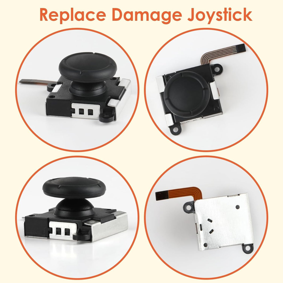 For Nintendo Switch Replacement Joystick Original 3D Analog Thumb Stick for Switch Lite Joycon Controller Repair Tool