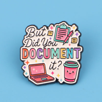 MEMENTO MORI Lapel Pins for Backpack Enamel Pin Cool Men Women Brooch for Clothes Briefcase Badges Jewelry Accessories