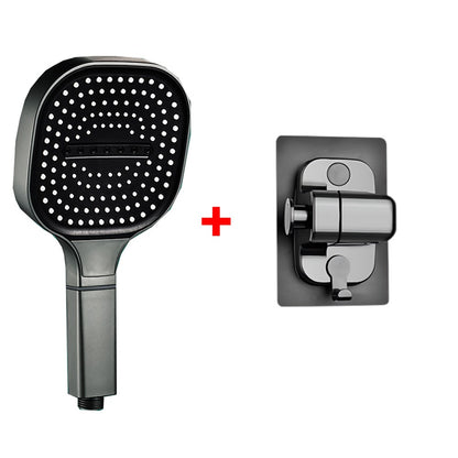 Chuveiro de alta pressão com painel grande de 13CM, com filtro, 3 modos, bico de pulverização de grande fluxo, chuveiro quadrado para banheiro