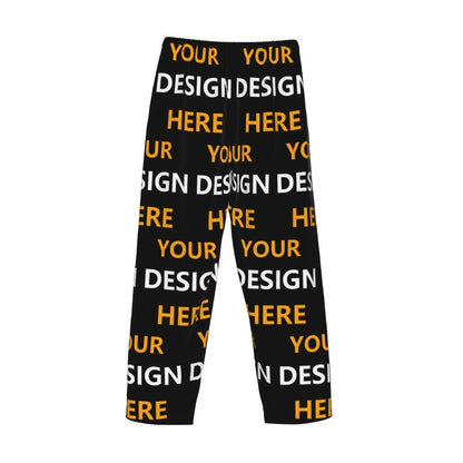 Custom Men Custom Your Design Here Pajama Pants Printed Personalized Sleep Sleepwear Bottoms with Pockets