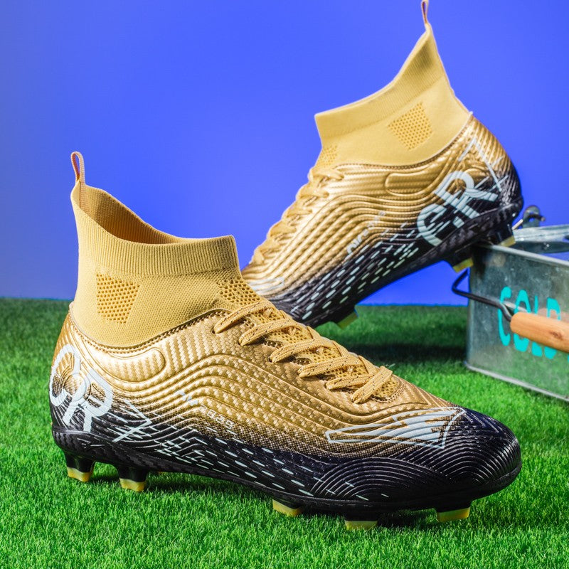 New Men Training Football Boots Ultralight Breathable Professional Soccer Shoes Soft Sport Unisex Grass Cleats Match Sneakers