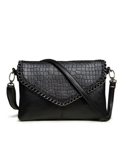 Niche Design Chain Solid-Color New Style Women's Crossbody & Shoulder Bag