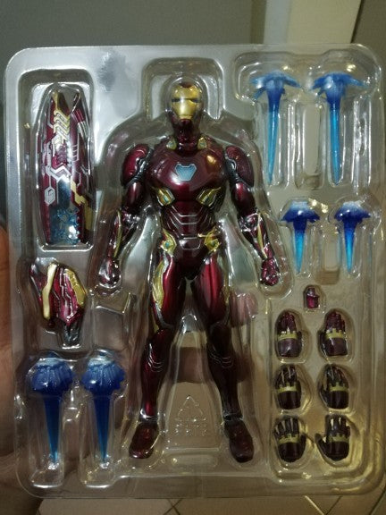 Bonecos de Ação Ironman MK50 de Articulações Esféricas (BJD) de Vingadores: Guerra Infinita para Presente de Natal ou Aniversário