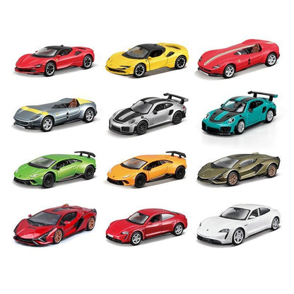Maisto 1:64 Modelos de Carros Esportivos de Liga Ferrari Lamborghini Porsche Brinquedos de Metal Fundido para Coleção de Meninos