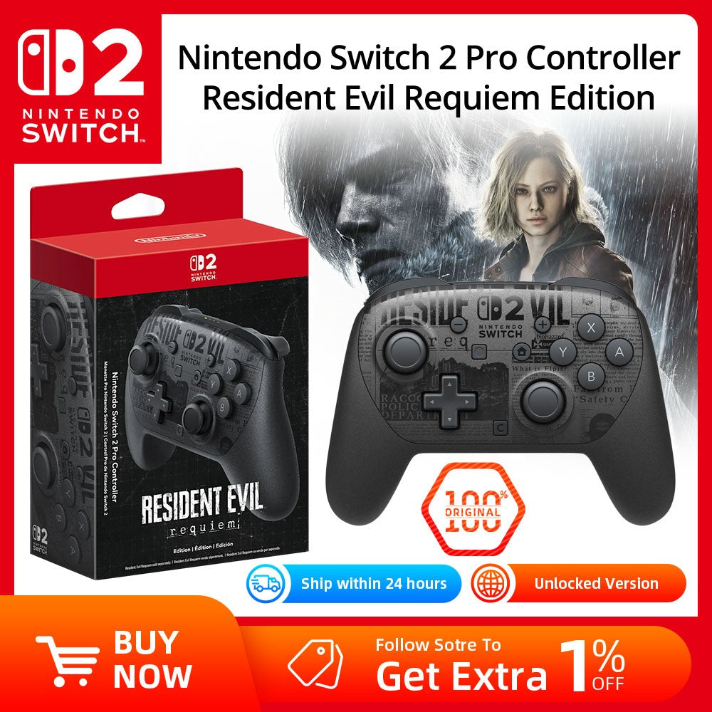 Nintendo Switch 2 Pro Controller- Resident Evil Requiem Edition- Original Sale Game Controller  for Nintendo Switch 2 Pro