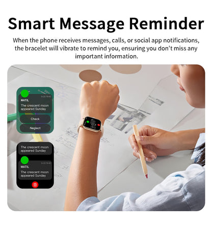 New Smartwatch BT Call Health&Sleep Monitoring 1.83''HD Screen Kids Smart Watch Waterproof Fashoin Sports Bracelet For Women Men