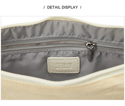 Semir Crossbody Bag Women 2025 New Chest Bag Macaron Color Dumpling Bag  Minimalist Waist Pack Shoulder Purse