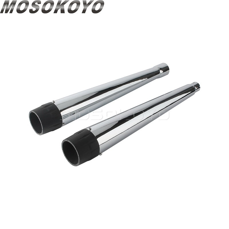 Motorcycle Tappered Slip-On Exhaust Pipe For Harley Touring Street Road Electra Glide Road King FLHR FLHX FLTRX FLHTK 2017-2023