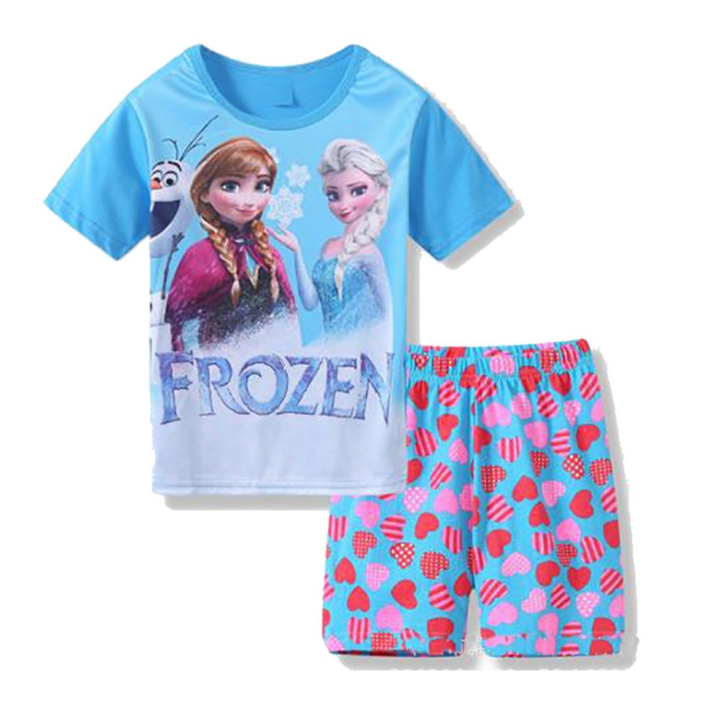 MINISO Toddler Boys Pajamas Sets 100Cotton Summer Disney Cute Kids Pyjamas Nightwear Short Pijamas Outfits Children Home Clothes