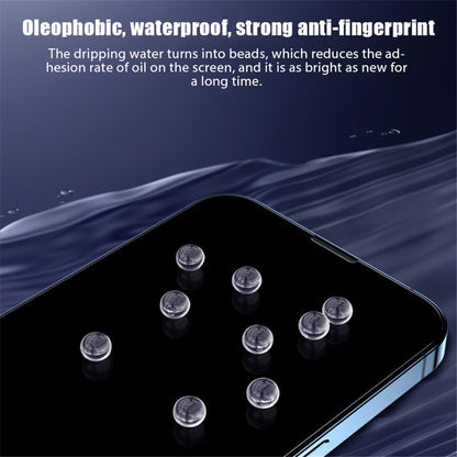 1/3 PCS Vidro Temperado Anti-Espião Para iPhone 17 16e 16 15 Pro Max Protetor de Tela de Privacidade iPhone 15 14 Plus 13 12 11 Pro Max Película de Cristal Temperado Antiespia Frontal Anti-Vigilância Para iPhone 15 Pro