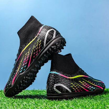 Unisex Soccer Cleats With FG Studs And TF Blades Options For Natural Grass Turf Indoor Superior Traction Anti Slip Grippy Soles