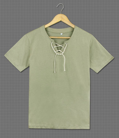 Green / Gray Color Long / Short Sleeve T-shirt Eren Jaeger Cosplay Costume Daily Casual Shirt Anime Clothing