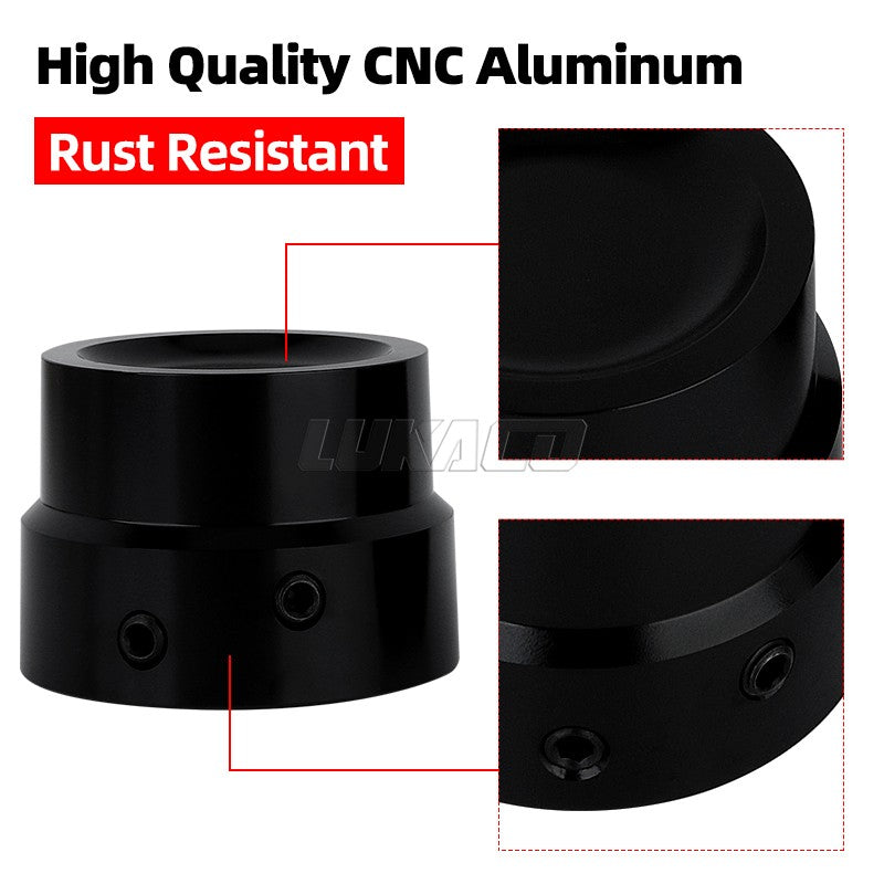 Motorcycle Front Rear Axle Nut Covers Caps Kit For Harley Sportster 883 1200 Touring Dyna Road King Softail Fat Bob Breakout