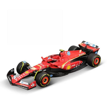 Bburago F1 1:43 Ferrari SF-24 Alloy Miniature Diecast Model Formula 1racing Alloy Luxury Vehicle Toys F1 Car Birthday Kids Gifts