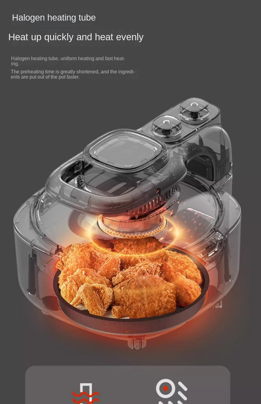 Flip-free air fryer double-layer fryer household large-capacity electric fryer fully automatic French fries machine