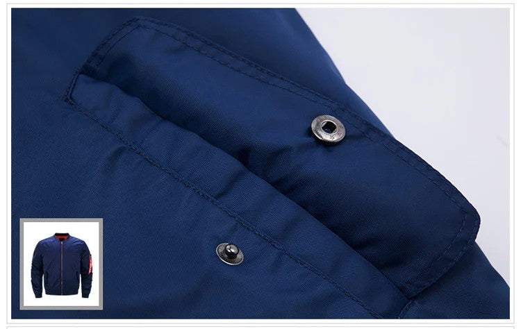 bomber jacket Bomber Jackets Men Casual Solid Zipper Pilot Jacket Green New Slim Fit Male Coats Mens Military New pilot Air men