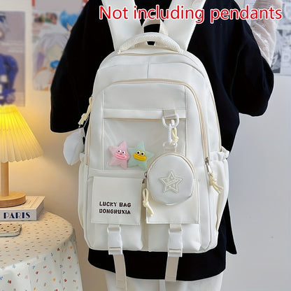 College Backpack for Middle School and High School Students, Versatile Large Capacity Backpack, Computer Backpack