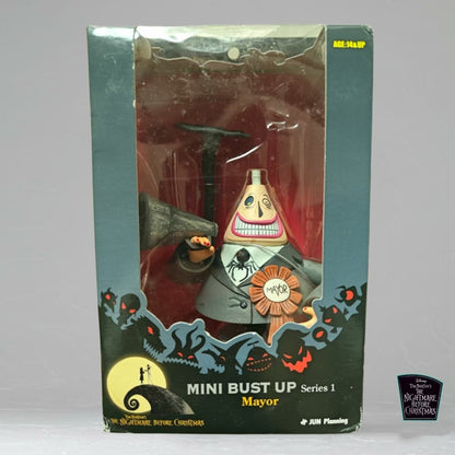 Disney Jun Planning The Nightmare Before Christmas Mayor & Jack Skellington Mini Bust Up Series 1 Action figures Halloween gift