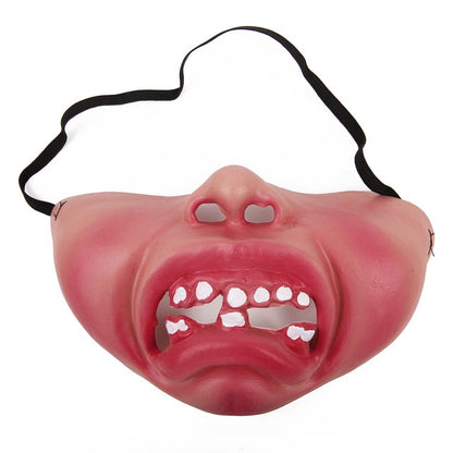 Halloween Men's Half Face Skull Mask Halloween Mask Party Cosplay Costume Halloween Party Horror Mask