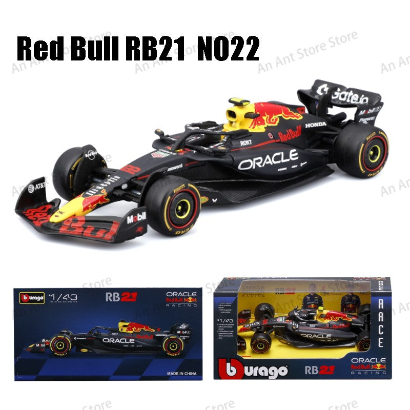 Bburago 1:43 2024 F1 Mclaren Mcl38 Grande Prêmio de Mônaco F1 Miniatura de Liga Fundida #4 #81 Lando Norris ? Presente de Brinquedo de Carro de F1