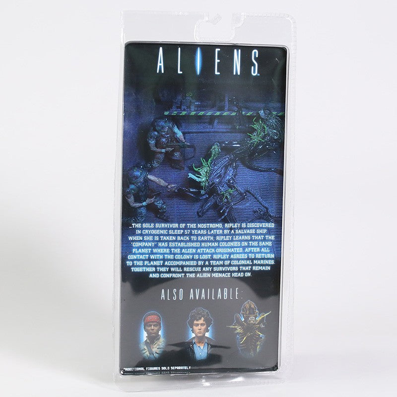 NECA Aliens Xenomorph Warrior Dog Alien Ellen Ripley Weyland Yutani Bishop Colonel Cameron 7"Action Figure Collectible Model Toy
