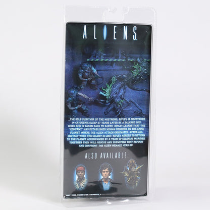 NECA Aliens Xenomorph Warrior Dog Alien Ellen Ripley Weyland Yutani Bishop Colonel Cameron 7"Action Figure Collectible Model Toy