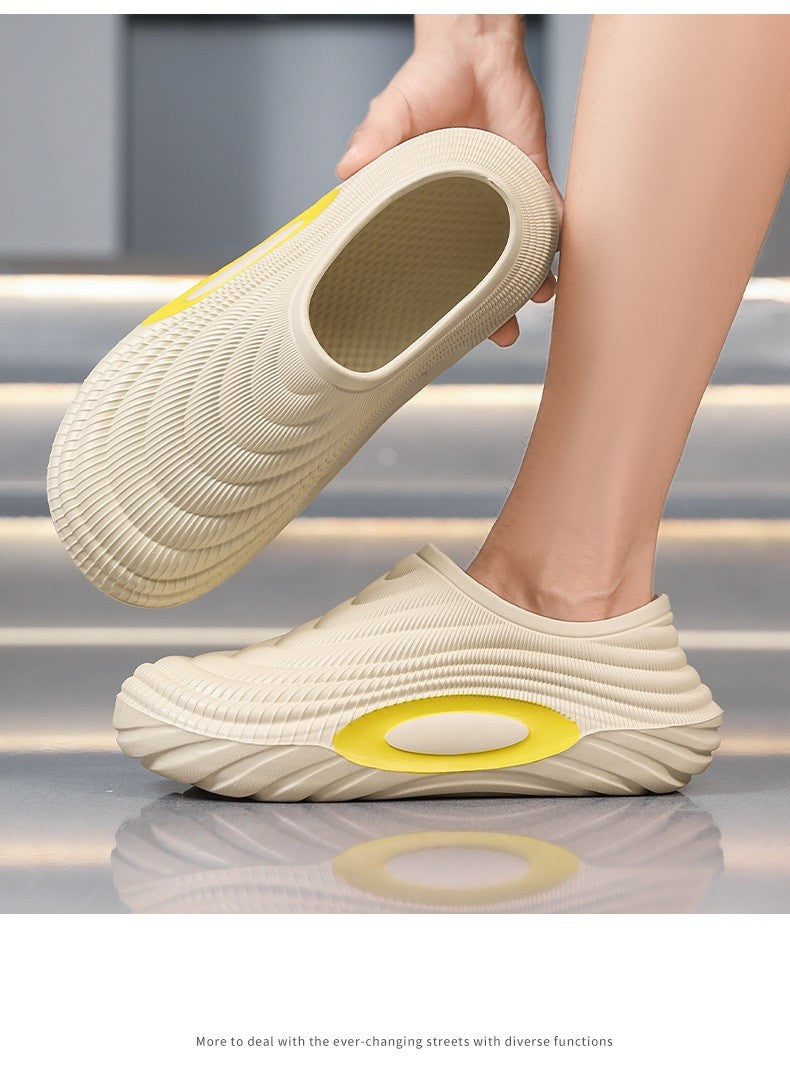 Baotou Slippers for Men 2025 New Model Non-Slip Anti-Odor Sports Outdoor Waterproof Sandals Kitchen Work Shoes