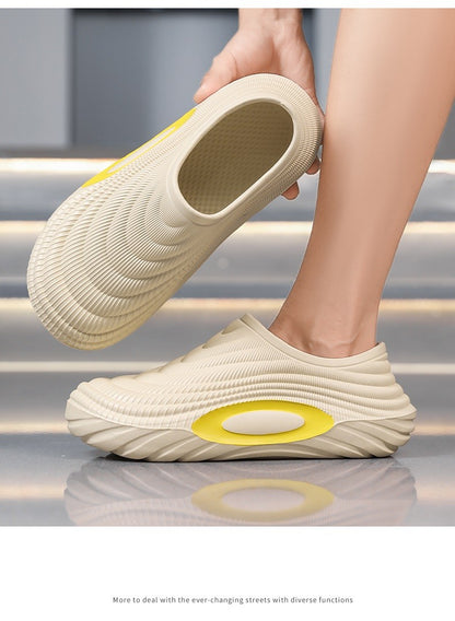 Baotou Slippers for Men 2025 New Model Non-Slip Anti-Odor Sports Outdoor Waterproof Sandals Kitchen Work Shoes