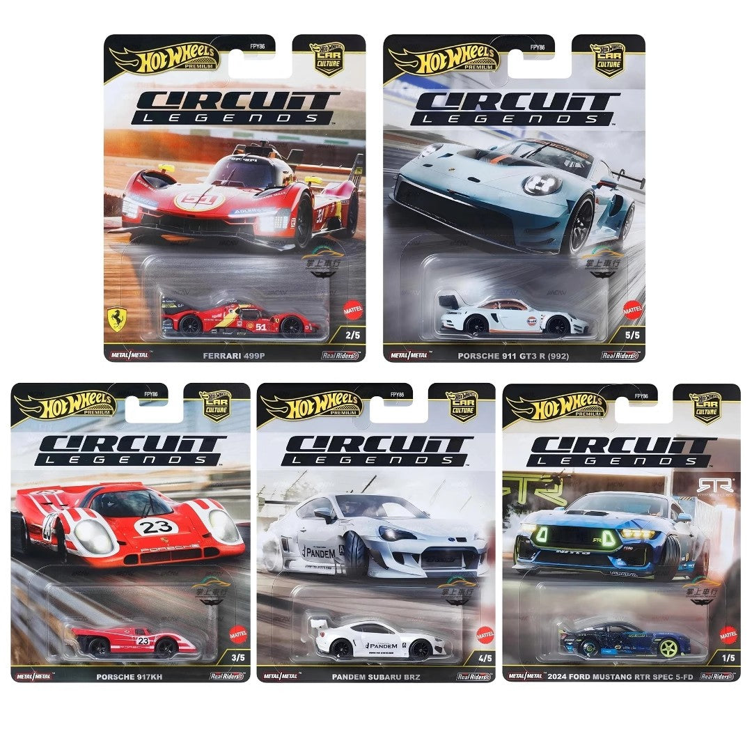 Hot Wheels Original Ferrari 499P Nº 0 Itens Ocultos Track Legend Série Car Culture 2025 Caixa K (Mix 5) Premium Die-Cast 1:64